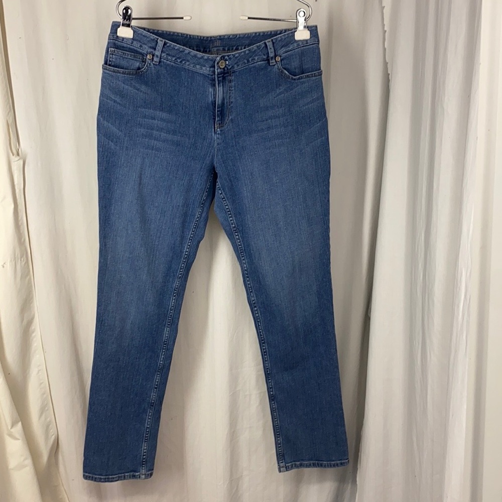 J.Jill J Jill 12 Authentic Fit Slim Jeans Stretch
